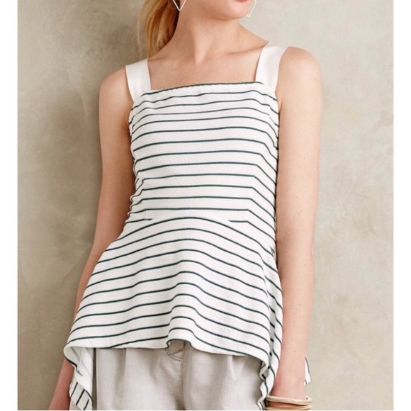 Anthropologie Deletta peplum tank. - Picture 2 of 8